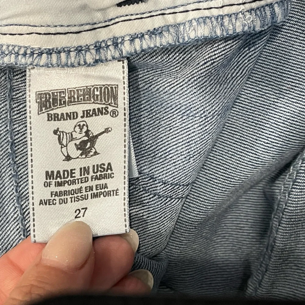 True Religion Jeans Men Size 27 Selvedge Straight Leg Made USA Limited Edition